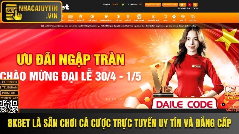 8KBET là sân chơi cá cược trực tuyến uy tín và đẳng cấp