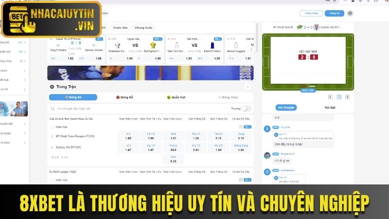 8XBET là thương hiệu giải trí trực tuyến uy tín và chuyên nghiệp
