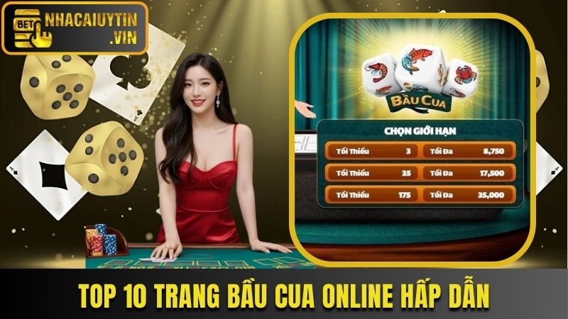 Danh sách top 10 trang bầu cua online hấp dẫn và uy tín