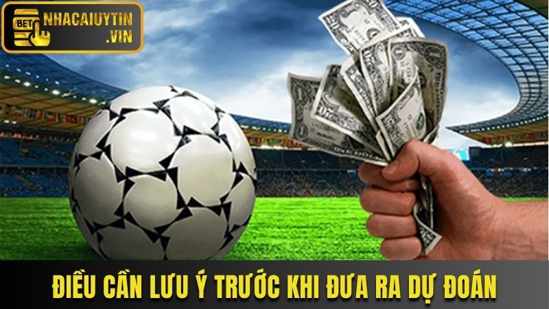 Điều cần lưu ý trước khi đưa ra dự đoán