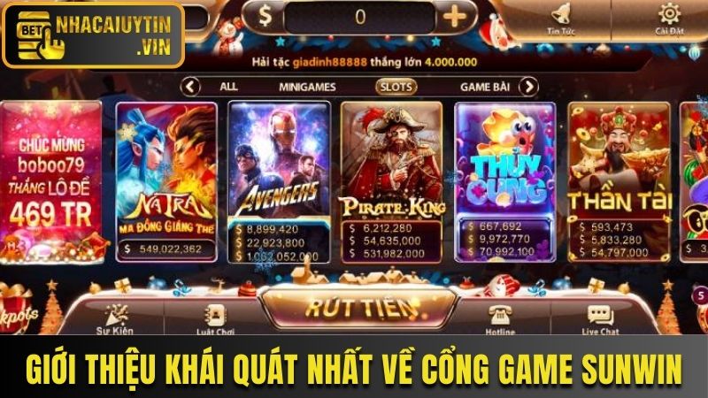 Giới thiệu khái quát nhất về cổng game Sunwin