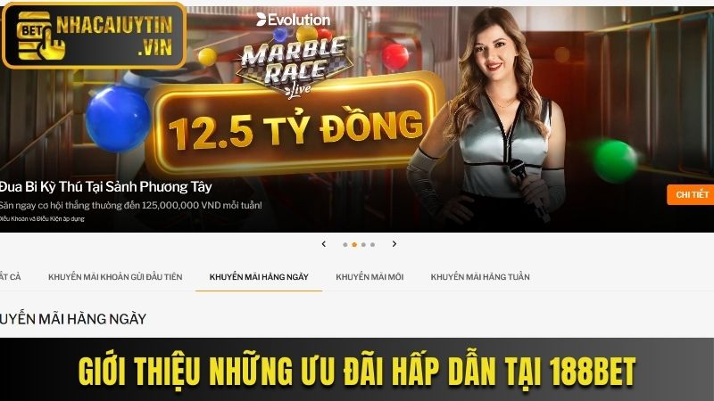 Giới thiệu những ưu đãi hấp dẫn tại 188bet