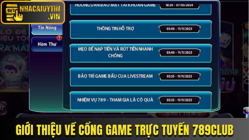 Giới thiệu sơ lược về cổng game trực tuyến 789Club