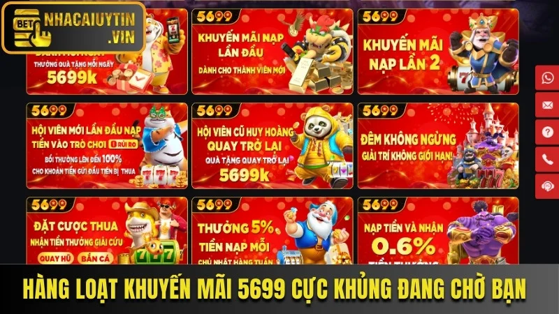 Hàng loạt khuyến mãi 5699 cực khủng đang chờ bạn
