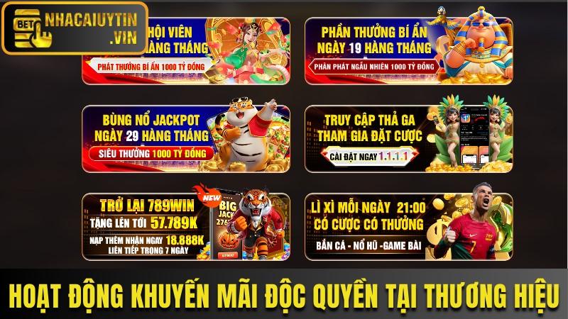 Hoạt động khuyến mãi hội viên độc quyền tại thương hiệu