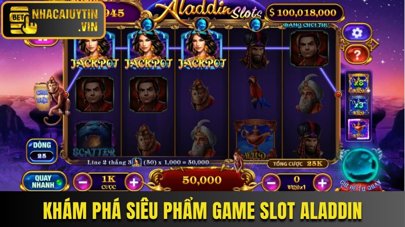 Khám phá siêu phẩm game slot Aladdin