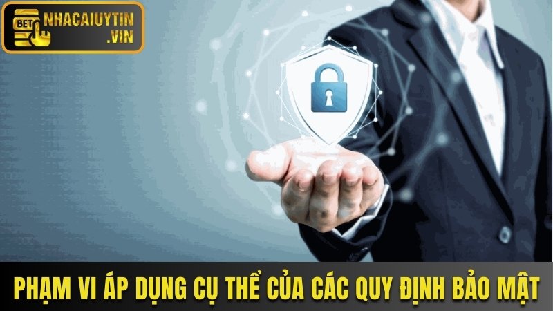 Phạm vi áp dụng cụ thể của các quy định bảo mật