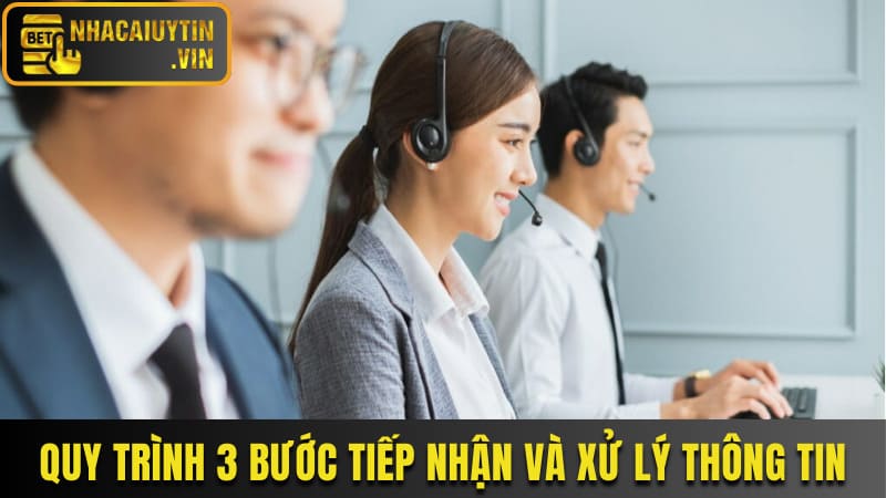 Quy trình 3 bước tiếp nhận và xử lý thông tin