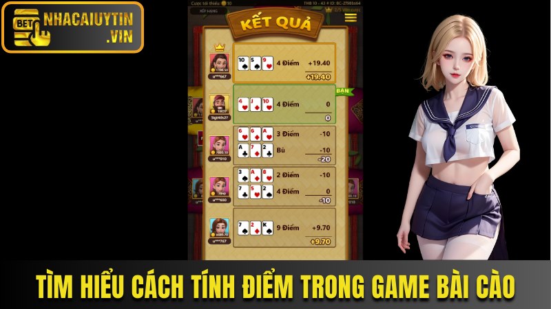 Tìm hiểu cách tính điểm trong game bài cào