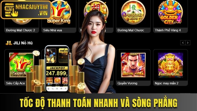 Tốc độ thanh toán nhanh chóng cùng nhà cái WIN55
