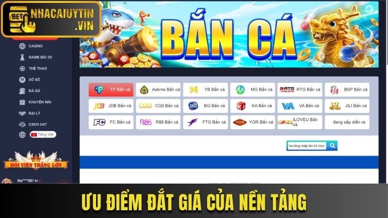 Ưu điểm đắt giá của nền tảng