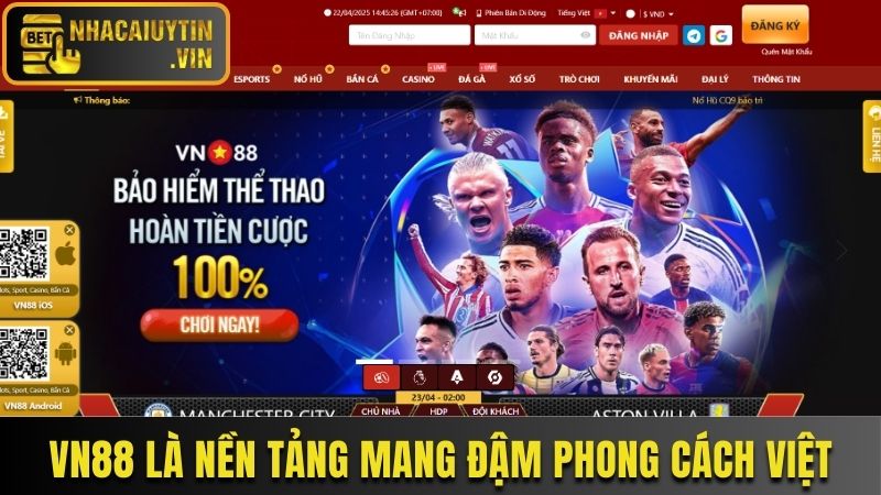 VN88 là nền tảng mang đậm phong cách Việt